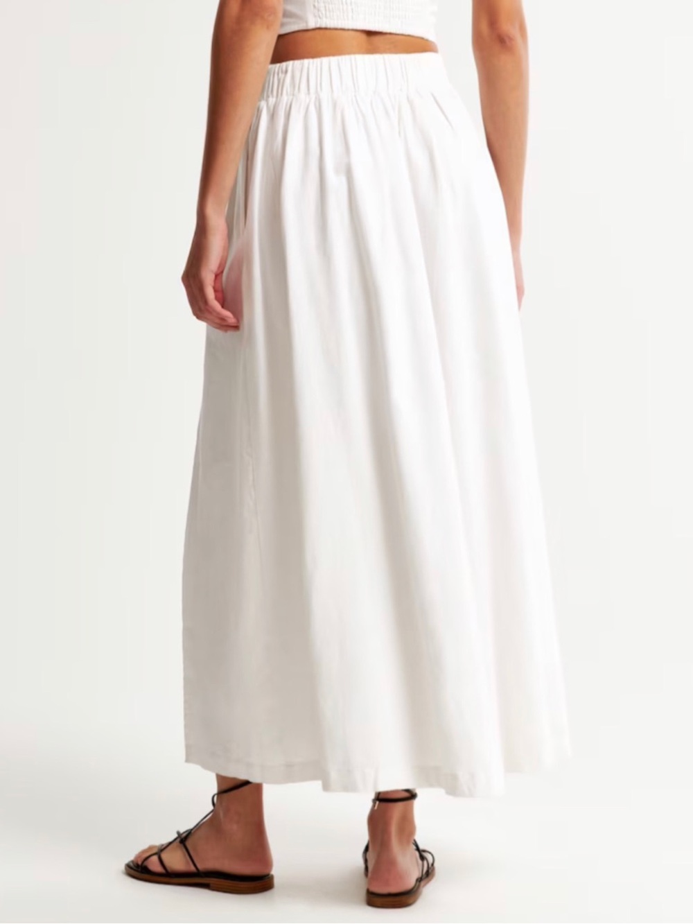 NWT • A&F Linen Blend Maxi Skirt - Picture 10 of 11